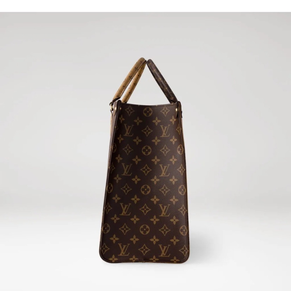 OnTheGo GM Tote Monogram Reverse Canvas Brown Bag - Picture 6 of 15